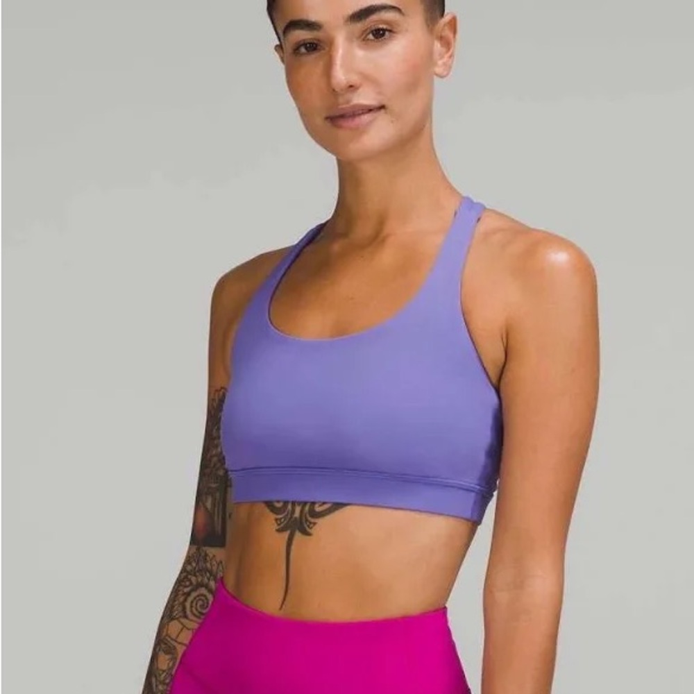 Lululemon Energy Sports Bra - Size 4 - Charged Indigo - Like New